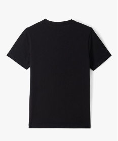 tee-shirt a manches courtes avec motif tete de mort garcon noirJ345401_3
