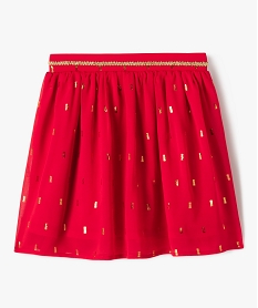 jupe ample a motifs pailletes fille rouge robes et jupesJ362401_1