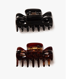 pince crabe petit format femme (lot de 2) multicolore autres accessoiresJ443901_1