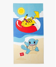 GEMO Serviette de bain Pikachu et Carapuce - Pokemon Multicolore