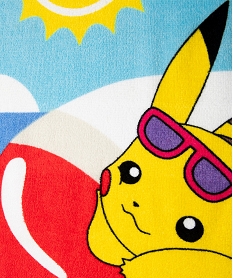 serviette de bain pikachu et carapuce - pokemon multicoloreJ497601_2