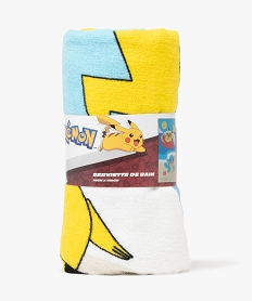 serviette de bain pikachu et carapuce - pokemon multicoloreJ497601_3