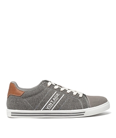 GEMO Tennis en toile jean homme gris standard