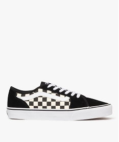 GEMO Baskets homme en toile à motifs et à semelle épaisse - Vans noir vif