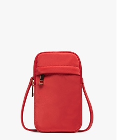 GEMO Pochette à bandoulière amovible femme Rouge