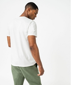 tee-shirt manches courtes imprime homme - roadsign blanc tee-shirtsJ713001_3