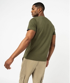 tee-shirt manches courtes imprime homme - roadsign vert tee-shirtsJ713101_3