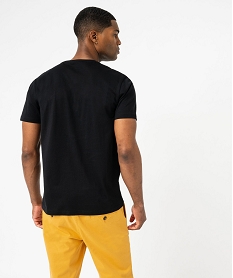 tee-shirt manches courtes imprime homme - roadsign noir tee-shirtsJ713201_3