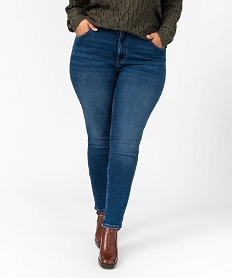 GEMO Jean slim stretch taille normale femme grande taille Bleu