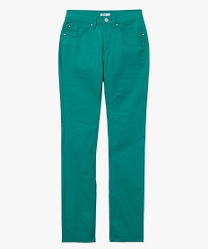 pantalon coupe regular taille normale femme vert pantalonsJ734501_4