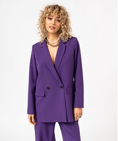 veste blazer coupe longue femme violet vestesJ742701_2