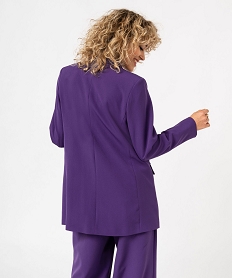veste blazer coupe longue femme violet vestesJ742701_4