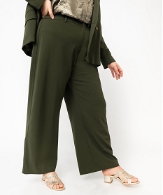 pantalon large femme grande taille vert pantalons largesJ763301_3