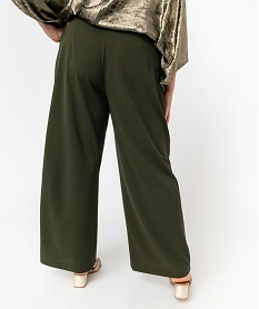 pantalon large femme grande taille vert pantalons largesJ763301_4