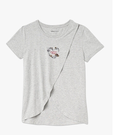 tee-shirt de grossesse et dallaitement a motifs gris t-shirts manches courtesJ774301_4