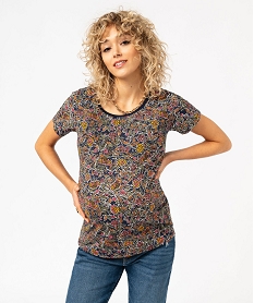 tee-shirt de grossesse imprime a manches courtes multicolore t-shirts manches courtesJ774601_1