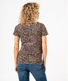 tee-shirt de grossesse imprime a manches courtes multicolore t-shirts manches courtesJ774601_3