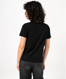 tee-shirt a manches courtes avec motif roi lion femme - disney noir t-shirts manches courtesJ779701_3