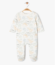 GEMO Pyjama dors-bien à motifs dinosaures bébé Beige
