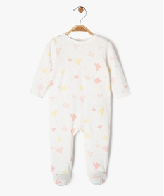 GEMO Pyjama dors-bien avec motifs oiseaux bébé fille Beige