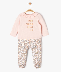 pyjama dors-bien effet 2 en 1 bebe fille roseJ862401_1