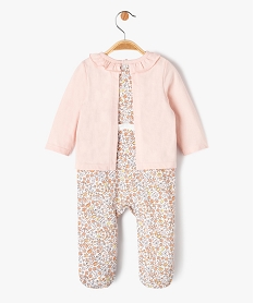 pyjama dors-bien effet 2 en 1 bebe fille roseJ862401_4