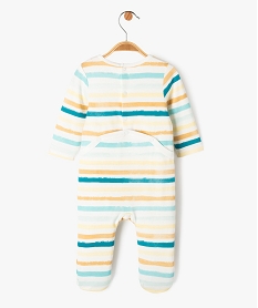 pyjama dors-bien en coton a rayures bebe garcon jauneJ863901_4