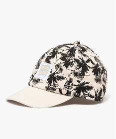 GEMO Casquette à motif palmier avec écusson Miami garçon Noir