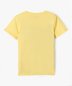 tee-shirt a manches courtes avec motif tigre garcon jauneJ957601_3