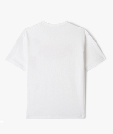 tee-shirt a manches courtes avec inscription formule 1 garcon blancJ977001_4