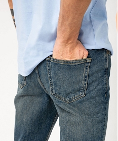 jean slim aspect use homme gris jeansK041501_2