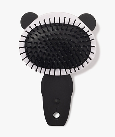 brosse a cheveux a picots motif panda fille noir standardK056301_2