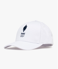 GEMO Casquette en coton brodée Équipe de France Olympique blanc standard