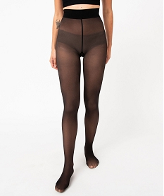 GEMO Collant chaud et transparent femme - Thermo Dim noir standard