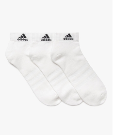 GEMO Chaussettes de sport tige basse homme - Adidas (lot de 3 paires) blanc standard