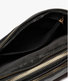 sac besace look pochette en matiere grainee femme noir standard sacs bandouliereK141101_3