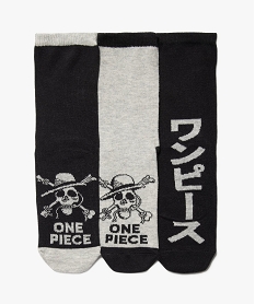 GEMO Chaussettes garçon - One piece (lot de 3) noir standard