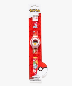 GEMO Montre digitale enfant avec bracelet souple - Pokemon rouge standard