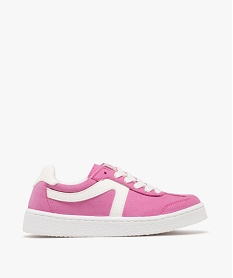 baskets fille a lacets style retro - camps united rose basketsK211501_1