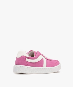 baskets fille a lacets style retro - camps united rose basketsK211501_4