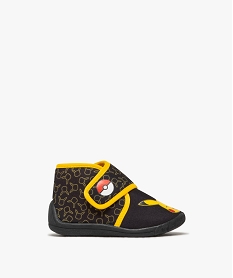 GEMO Chaussons montants avec motif Pikachu garçon- Pokemon noir standard