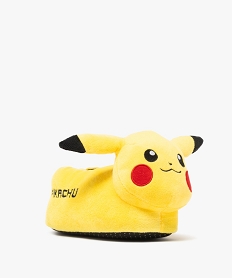 chaussons garcon en volume pikachu avec oreilles en relief - pokemon jaune standardK258901_2