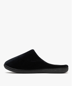 chaussons homme mules en velours ras - olympia noirK261401_3
