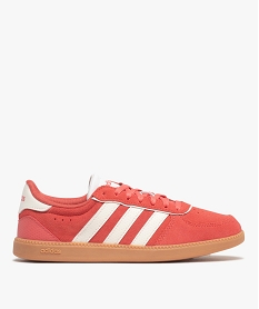 GEMO Baskets femme à bout amande et à lacets avec bandes contrastantes Breaknet Sleek- Adidas orange standard