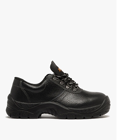 chaussures de securite homme low-cut dessus en cuir graine noir vifK283001_1