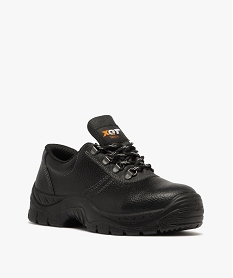 chaussures de securite homme low-cut dessus en cuir graine noir vifK283001_2