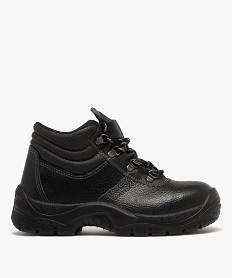 chaussures de securite homme mid-cut dessus en cuir graine noir vifK283201_1