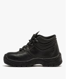 chaussures de securite homme mid-cut dessus en cuir graine noir vifK283201_3