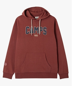 GEMO Sweat à capuche en molleton doux homme - Camps United Rouge