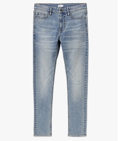 jean skinny en coton stretch delave homme gris jeans delavesK287401_4